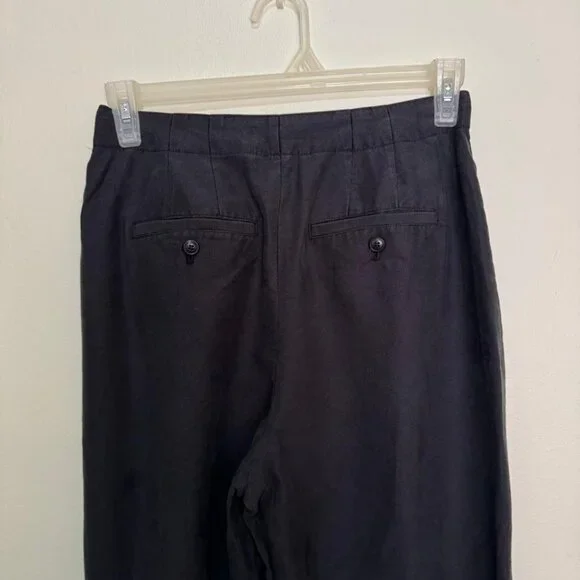 Madewell Side-Button Tapered Crop Pants Style#NC374 Size 4